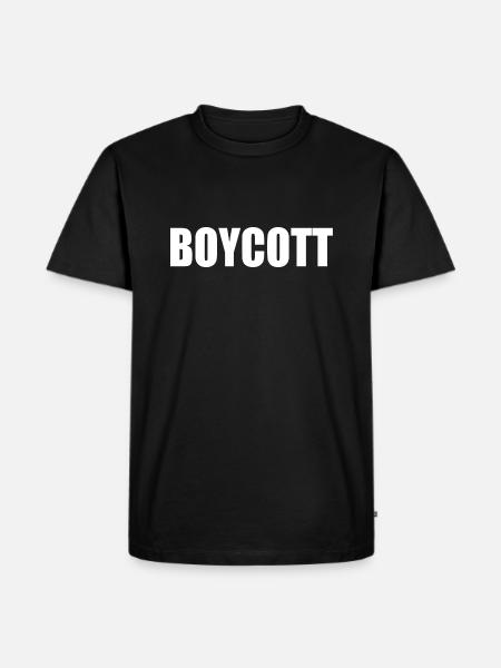 Boycott - Men's Premium Organic T-Shirt - black