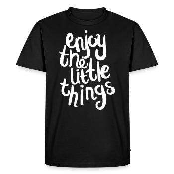 chance de motivation amour cadeau spirituel - T-shirt Premium bio Homme - noir - Devant - Nico (187cm)