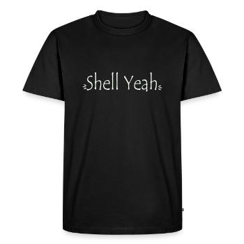 Shell yes turtle shirt - Men's Premium Organic T-Shirt - black - Front - Nico (187cm)