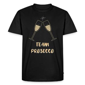et Prosecco - Équipe Prosecco - T-shirt Premium bio Homme - noir - Devant - Nico (187cm)