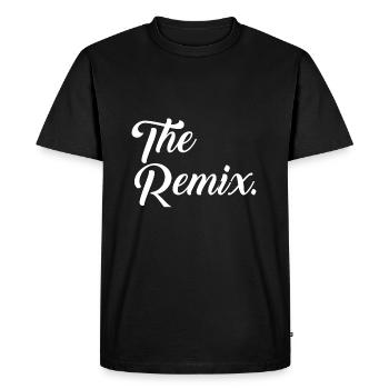 The Remix - Men's Premium Organic T-Shirt - black - Front - Nico (187cm)
