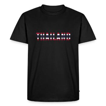La Thaïlande - T-shirt Premium bio Homme - noir - Devant - Nico (187cm)