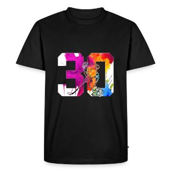 NUMBER 30 HOCKEY 30TH BIRTHDAY - Men's Premium Organic T-Shirt - black - Front - Nico (187cm)