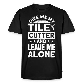 Flooring Flooring Installer Tiler Flooring - Men's Premium Organic T-Shirt - black - Front - Nico (187cm)