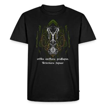 La tragédie de Médée - T-shirt Premium bio Homme - noir - Devant - Nico (187cm)