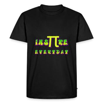 Inspirer les enseignants de mathématiques Everyday Pi Day 2023 - T-shirt Premium bio Homme - noir - Devant - Nico (187cm)