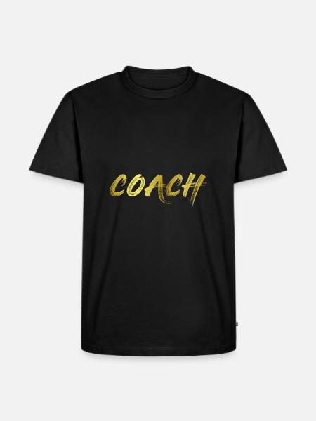 COACH - Men's Premium Organic T-Shirt - black