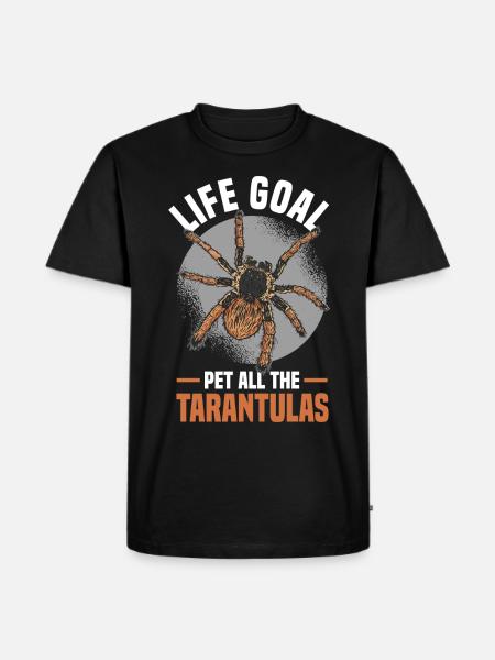 Tarantula - Männer Premium Bio T-Shirt - Schwarz