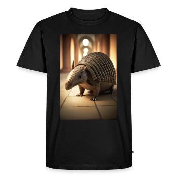 Armadillo Animal Drôle - T-shirt Premium bio Homme - noir - Devant - Nico (187cm)