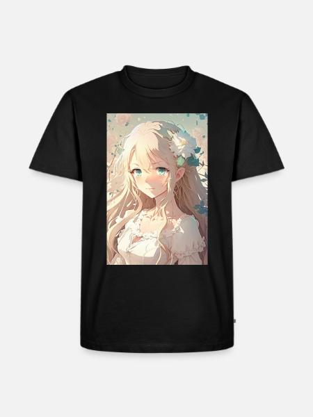 Anime Girl Anime Girl Waifu Otaku Beautiful - T-shirt Premium bio Homme - noir