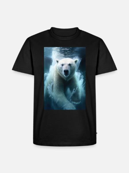 Polar bear - Men's Premium Organic T-Shirt - black