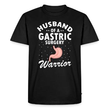 Conception de pontage gastrique et de pontage gastrique - T-shirt Premium bio Homme - noir - Devant - Nico (187cm)