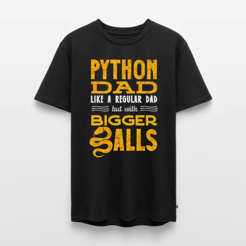 Banana Ball Python Herpetologist Python dad Männer Premium Bio T-Shirt