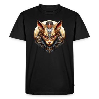 Chat Sphinx - T-shirt Premium bio Homme - noir - Devant - Nico (187cm)