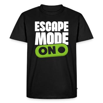 Mode Escape sur Escape Game Breakout Challenge - T-shirt Premium bio Homme - noir - Devant - Nico (187cm)
