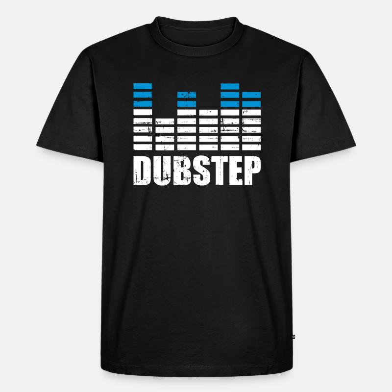 Dubstep - Männer Premium Bio T-Shirt - Schwarz