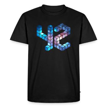 42, the answer, Hitchhiker's Guide, Galaxy, space, - Men's Premium Organic T-Shirt - black - Front - Nico (187cm)