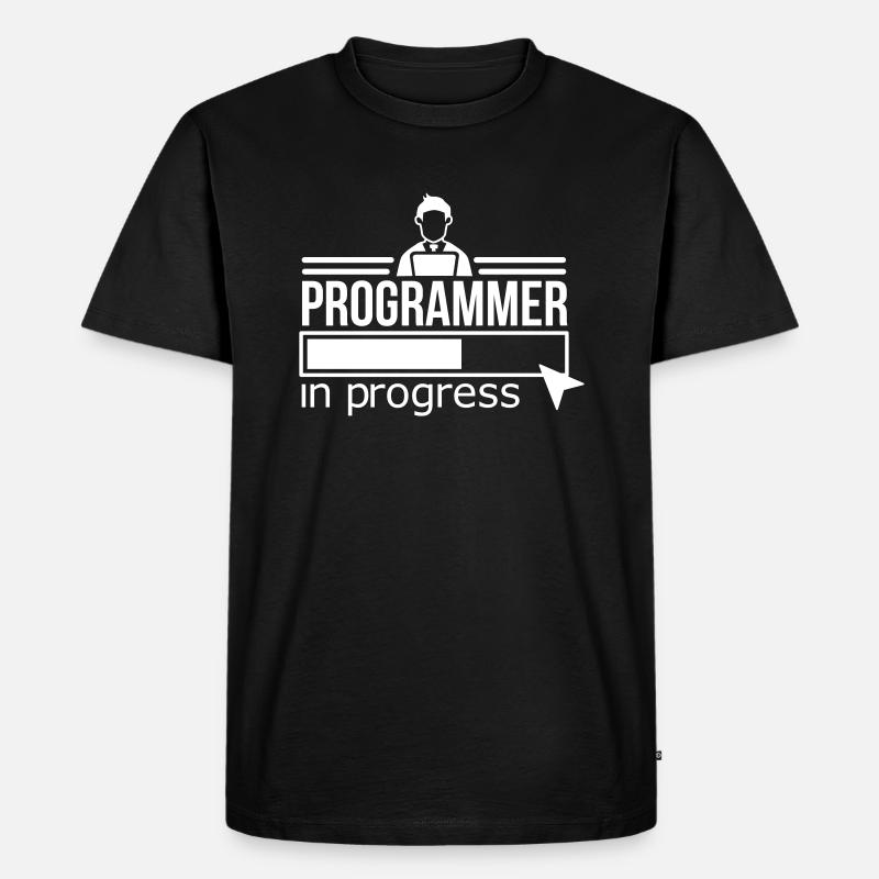 Programmierer - Männer Premium Bio T-Shirt - Schwarz