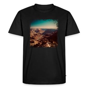 Grand Canyon - T-shirt Premium bio Homme - noir - Devant - Nico (187cm)