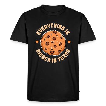 Cookie dans le design texan pour les fiers Texans - T-shirt Premium bio Homme - noir - Devant - Nico (187cm)
