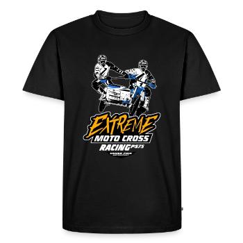 Sidecarcross - Sidecar Moto Cross - T-shirt Premium bio Homme - noir - Devant - Nico (187cm)