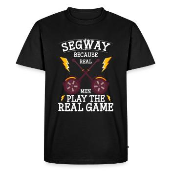 Segway Electric Scooter Balance Tour - Men's Premium Organic T-Shirt - black - Front - Nico (187cm)