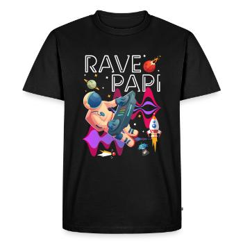 House, Techno, Music, Electro, Dancing - Men's Premium Organic T-Shirt - black - Front - Nico (187cm)