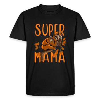 Super Mama, meine Mama, Carefree Schlaffen - T-shirt Premium bio Homme - noir - Devant - Nico (187cm)