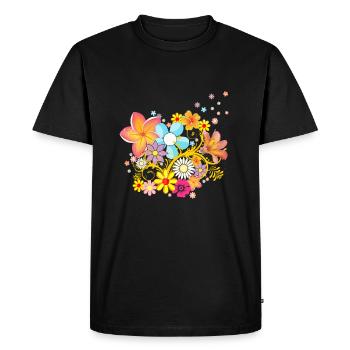 Spring spring time spring fever gift - Men's Premium Organic T-Shirt - black - Front - Nico (187cm)
