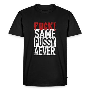 Même chatte pour toujours bachelorette partie marié - T-shirt Premium bio Homme - noir - Devant - Nico (187cm)