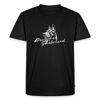 Deutscher Schäferhund IGP Hundesport - Männer Premium Bio T-Shirt - Schwarz - Vorne - Nico (187cm)