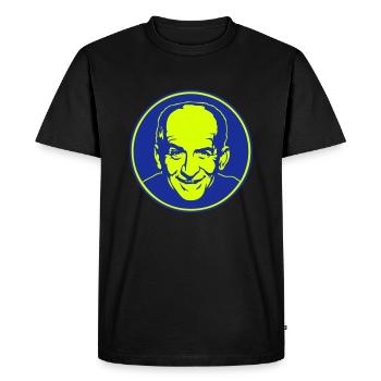 simplement louis - T-shirt Premium bio Homme - noir - Devant - Nico (187cm)