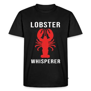 Langouste, fruits de mer, homard, homard - T-shirt Premium bio Homme - noir - Devant - Nico (187cm)