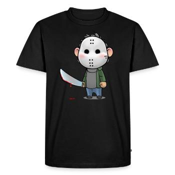 Jason - T-shirt Premium bio Homme - noir - Devant - Nico (187cm)
