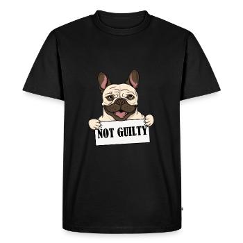 drôle de chien - Drôle de chien - Chemise - T-shirt Premium bio Homme - noir - Devant - Nico (187cm)
