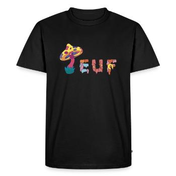 Teuf - rave party - soundsystem teuffeur - T-shirt Premium bio Homme - noir - Devant - Nico (187cm)