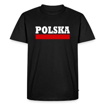 Polska - T-shirt Premium bio Homme - noir - Devant - Nico (187cm)