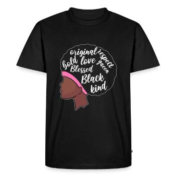 Bullying - Men's Premium Organic T-Shirt - black - Front - Nico (187cm)