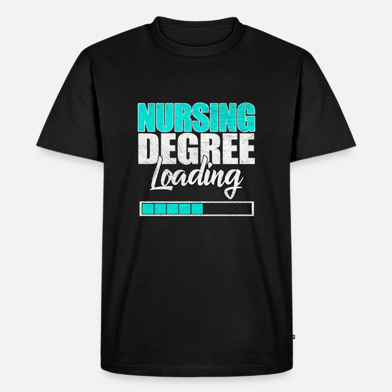 Krankenschwester - Männer Premium Bio T-Shirt - Schwarz