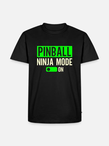 Mode Ninja flipper activé - T-shirt Premium bio Homme - noir