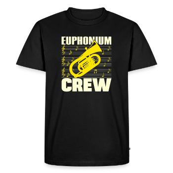 Euphonium Crew Baryton Player Idée cadeau - T-shirt Premium bio Homme - noir - Devant - Nico (187cm)