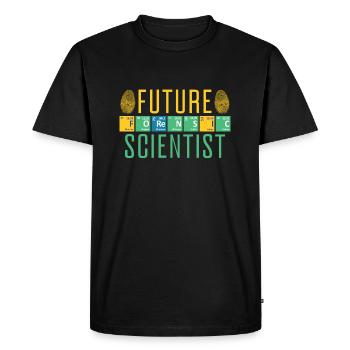 Future Forensic Scientist Forensic Criminology - Men's Premium Organic T-Shirt - black - Front - Nico (187cm)