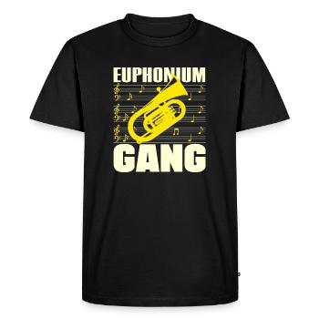 Euphonium Gang Baryton Player Idée cadeau - T-shirt Premium bio Homme - noir - Devant - Nico (187cm)