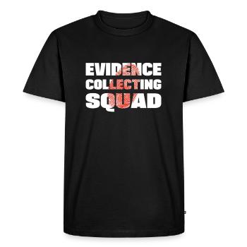 Evidence Collecting Squad Forensic Criminology - Men's Premium Organic T-Shirt - black - Front - Nico (187cm)
