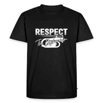 Respect The Euphonium Baryton Bass Gifts - T-shirt Premium bio Homme - noir - Devant - Nico (187cm)