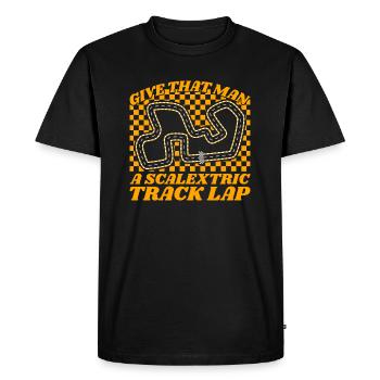 Slot Car Racing Une course Scalextric Track Lap Race - T-shirt Premium bio Homme - noir - Devant - Nico (187cm)
