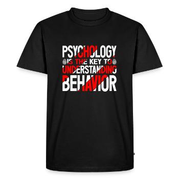 Forensic Psychologist Professional Forensic Gift - Men's Premium Organic T-Shirt - black - Front - Nico (187cm)