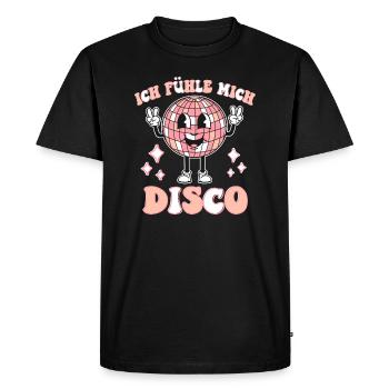 Je Sens Disco Party Célébrer Disco Danse Femme - T-shirt Premium bio Homme - noir - Devant - Nico (187cm)