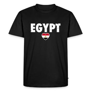 Egypt Egypt Egyptian Flag Egyptian - Men's Premium Organic T-Shirt - black - Front - Nico (187cm)