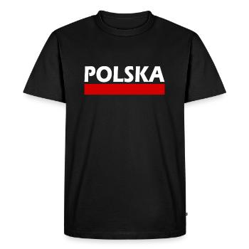 Polska - T-shirt Premium bio Homme - noir - Devant - Nico (187cm)